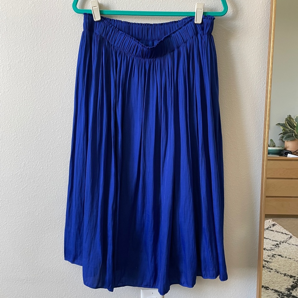 Royal Blue Maxi/Midi Skirt